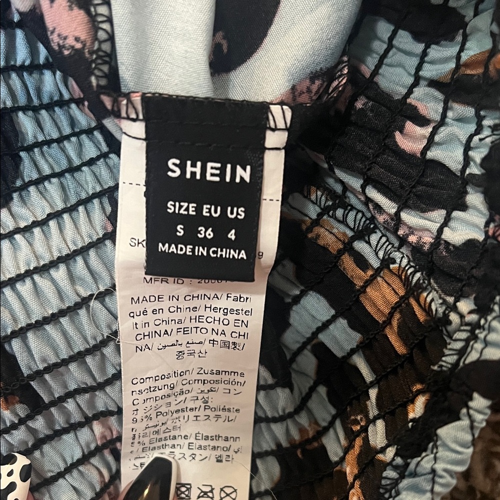 SHEIN Multicolor Patterned Pants - image 2